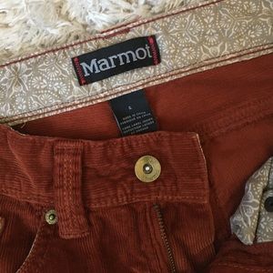 Marmot Rust Skinny Corduroys
